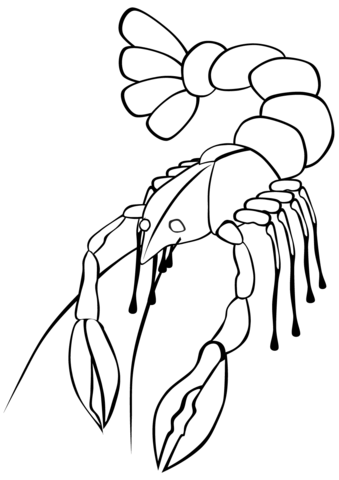 Lobster  Coloring Page